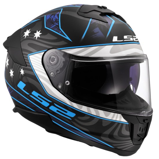 Casco integral LS2 FF808 Stream EVO II Galdam Blue - Micasco.es - Tu tienda de cascos de moto