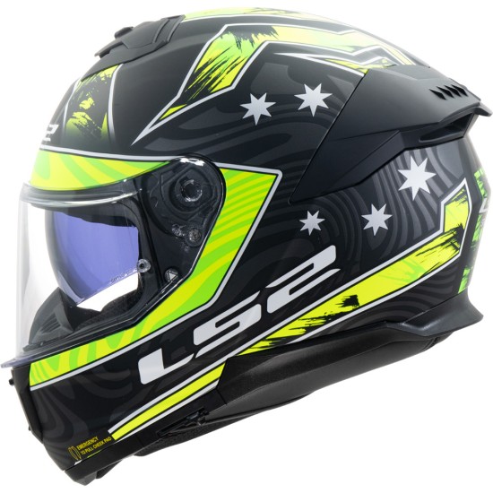 Casco integral LS2 FF808 Stream EVO II Galdam Yellow - Micasco.es - Tu tienda de cascos de moto