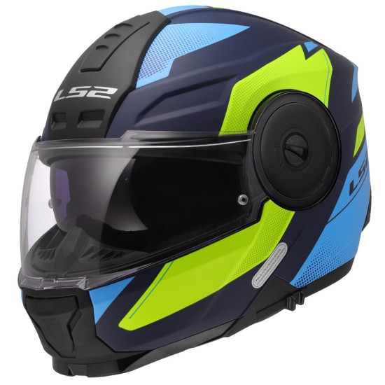 Casco LS2 FF902 SCOPE II Duria Blue HV Yellow - Micasco.es - Tu tienda de cascos de moto