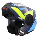 Casco LS2 FF902 SCOPE II Duria Blue HV Yellow - Micasco.es - Tu tienda de cascos de moto