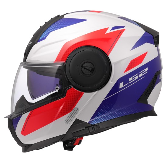 Casco LS2 FF902 SCOPE II Duria White Blue Red - Micasco.es - Tu tienda de cascos de moto