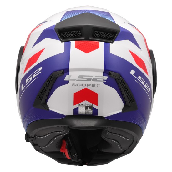 Casco LS2 FF902 SCOPE II Duria White Blue Red - Micasco.es - Tu tienda de cascos de moto