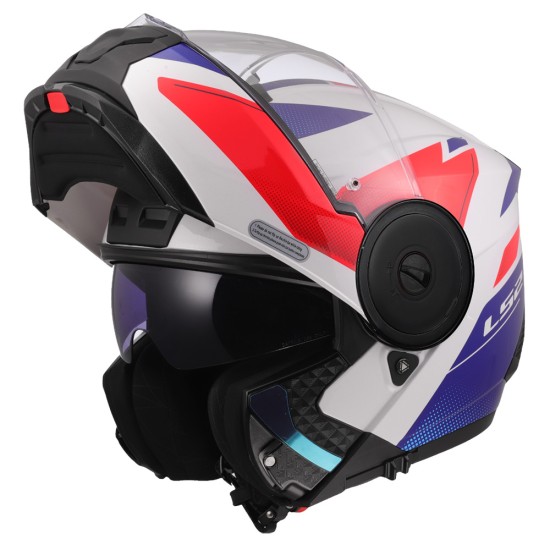 Casco LS2 FF902 SCOPE II Duria White Blue Red - Micasco.es - Tu tienda de cascos de moto