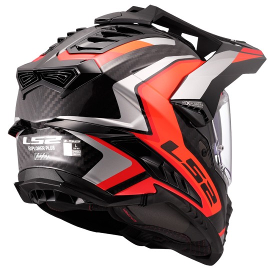 LS2 MX701 EXPLORER CARBON Frontier II Orange - Micasco.es - Tu tienda de cascos de moto