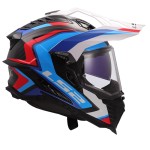 LS2 MX701 EXPLORER CARBON Frontier II White Blue - Micasco.es - Tu tienda de cascos de moto