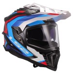 LS2 MX701 EXPLORER CARBON Frontier II White Blue - Micasco.es - Tu tienda de cascos de moto