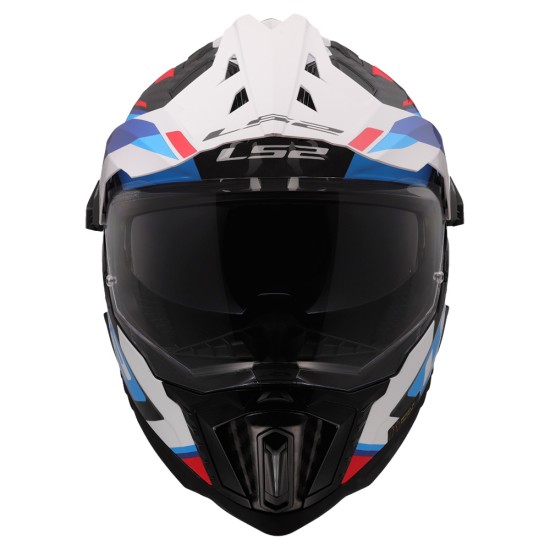 LS2 MX701 EXPLORER CARBON Frontier II White Blue - Micasco.es - Tu tienda de cascos de moto