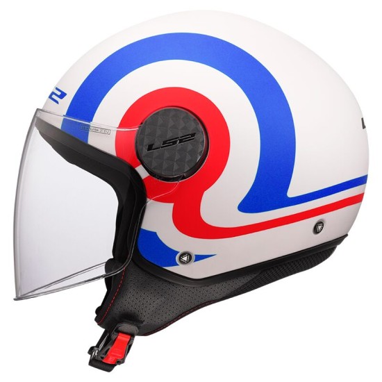 Casco jet LS2 Sphere Lux II Urby Blue Red - Micasco.es - Tu tienda de cascos de moto