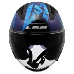 Casco jet LS2 OF600 Copter II KANJI Blue - Micasco.es - Tu tienda de cascos de moto