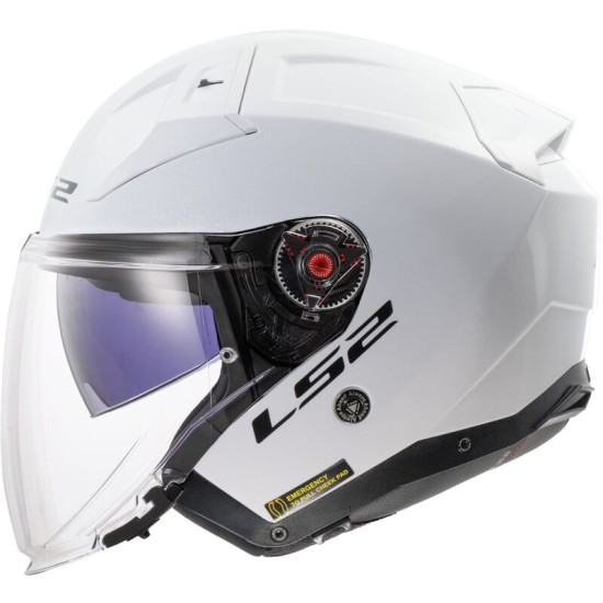 LS2 OF603 INFINITY II Solid White - Micasco.es - Tu tienda de cascos de moto