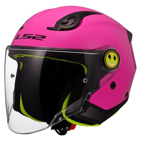 Casco infantil LS2 OF622 FUNNY II Pink - Micasco.es - Tu tienda de cascos de moto