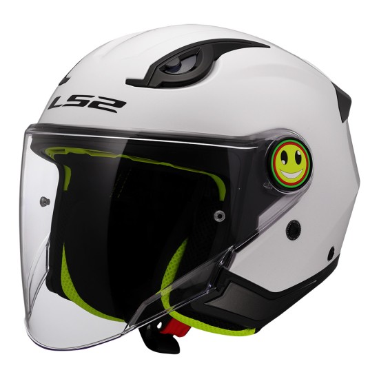 Casco infantil LS2 OF622 FUNNY II White - Micasco.es - Tu tienda de cascos de moto