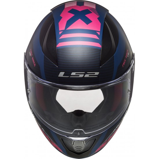 Casco integral LS2 Helmets FF353 RAPID Xtreet Matt Blue Purple - Micasco.es - Tu tienda de cascos de moto