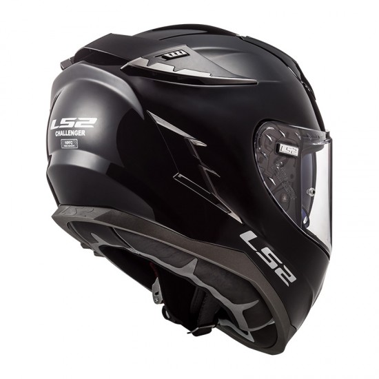 SUPEROFERTA Casco integral LS2 FF327 Challenger Solid Black - Micasco.es - Tu tienda de cascos de moto